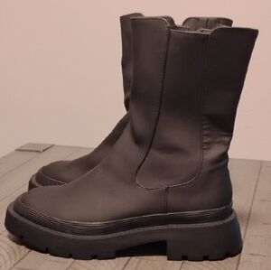 Bar III Black Combat Boots